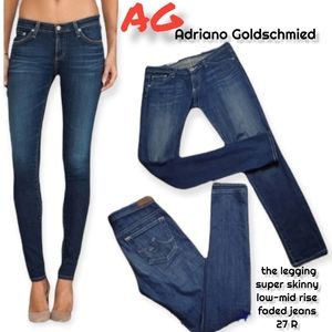 AG Adriano Goldschmied women's the legging super skinny jeans Stretch 27